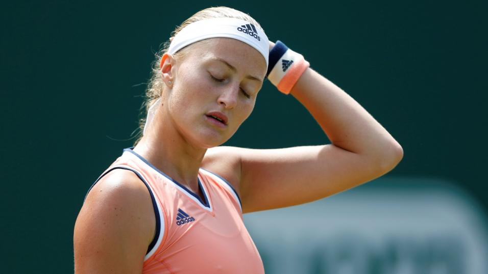 French tennis player Kristina Mladenoivc
